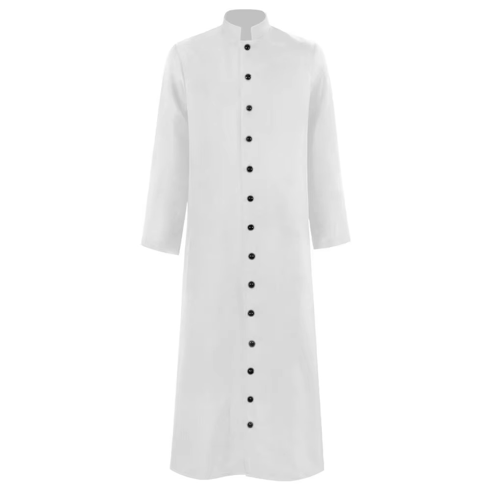 Medieval Monk Robe with Flowing Design and Multiple Colors, XS-5XL