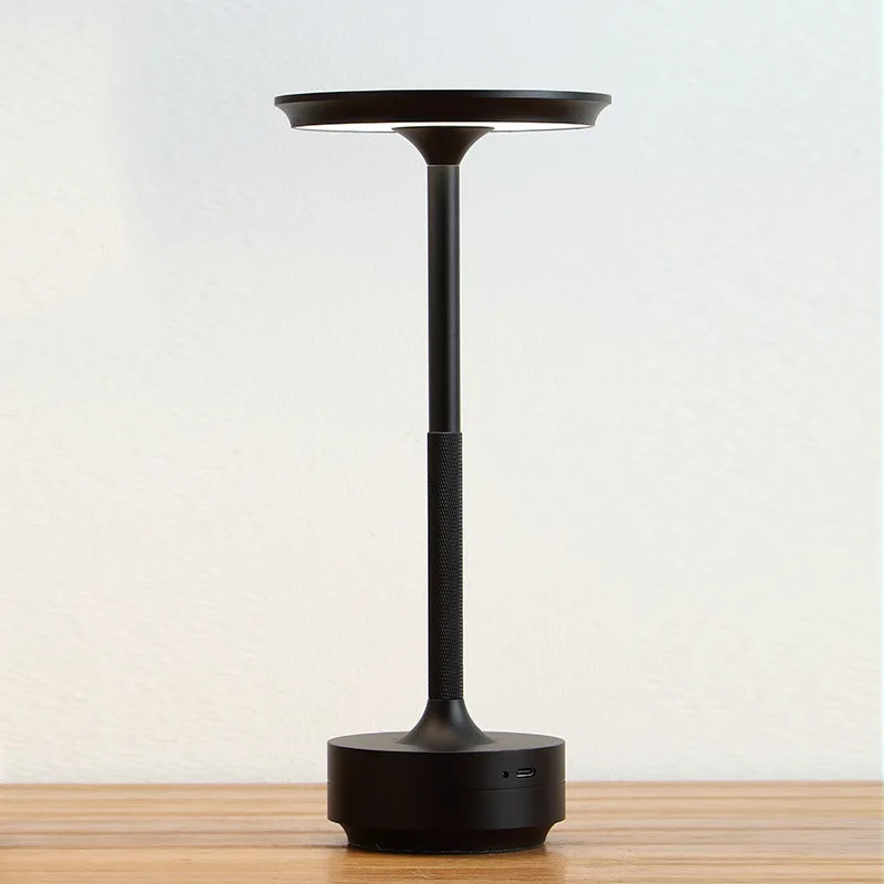 Rechargeable Table Lamp with Touch Dimming and Warm LED Light, USB Charging