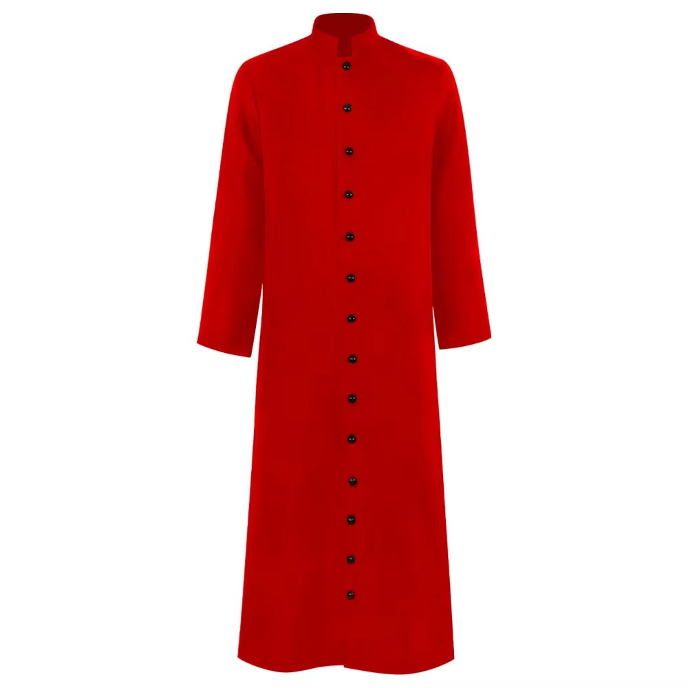 Medieval Monk Robe with Flowing Design and Multiple Colors, XS-5XL