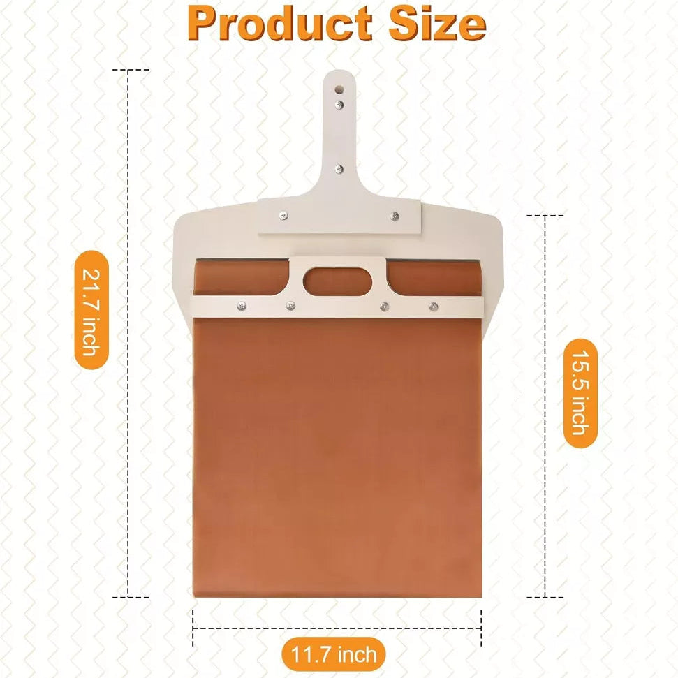 Wooden Pizza Peel with 10-Inch Handle and 14x16in Surface