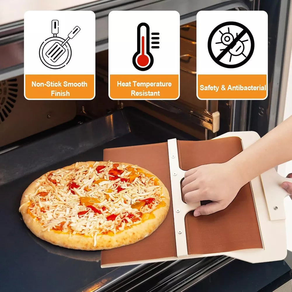 Wooden Pizza Peel with 10-Inch Handle and 14x16in Surface