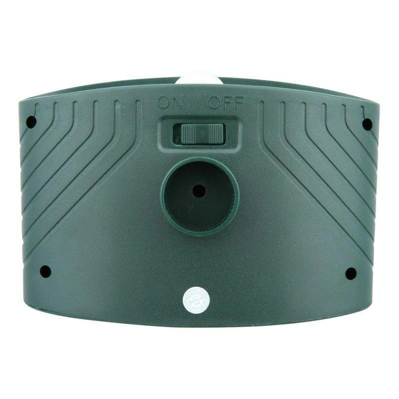 Solar Powered Ultrasonic Rabbit Repeller with Motion Sensor and Flashing Light, 30ft Range