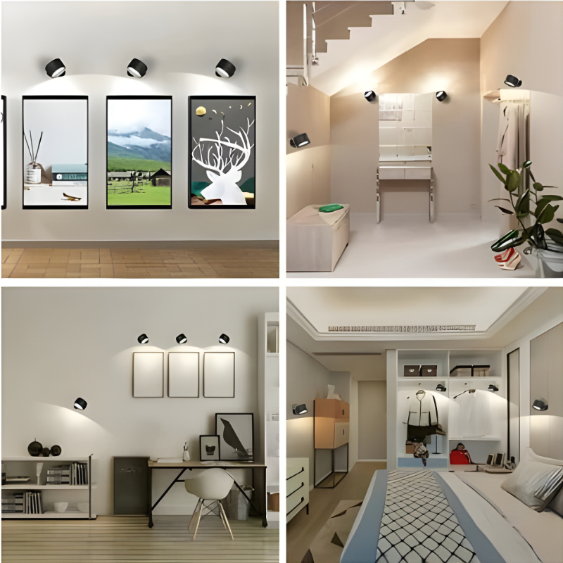Adjustable Wall Mount Light with Touch Control and Three Color Temperatures