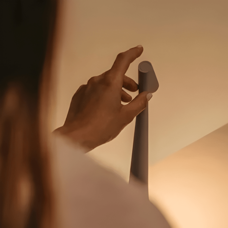Cordless Touch Control Table Lamp with Adjustable Color Temperature and USB C Charging - Alverraliving