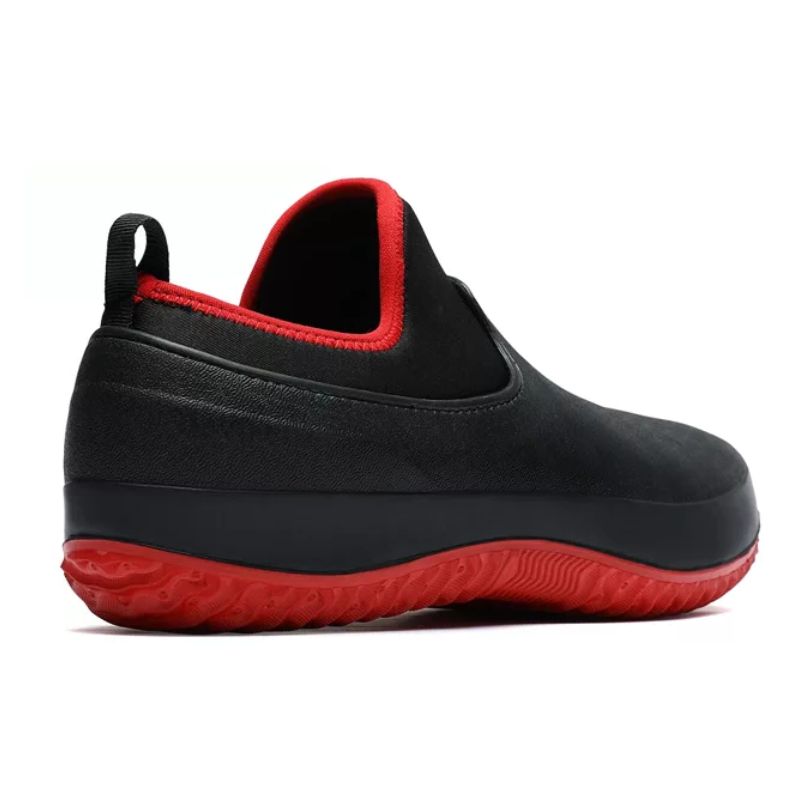 Slip-On Work Shoes with Water-Resistant Construction and Non-Slip Tread