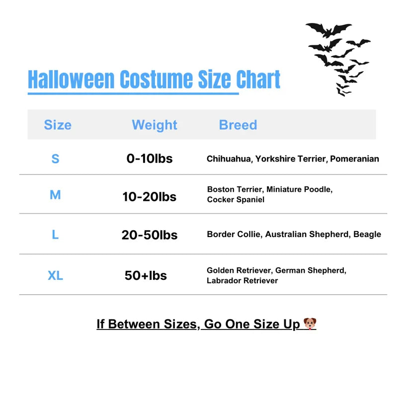 Halloween Dog Costume with Sweatshirt and Hat, Foam Prop Included
