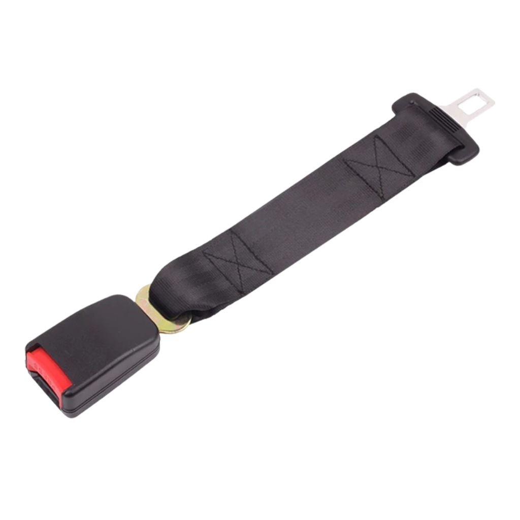 Seat Belt Extender with 9.8 Inch Added Length and Standard Buckle Compatibility