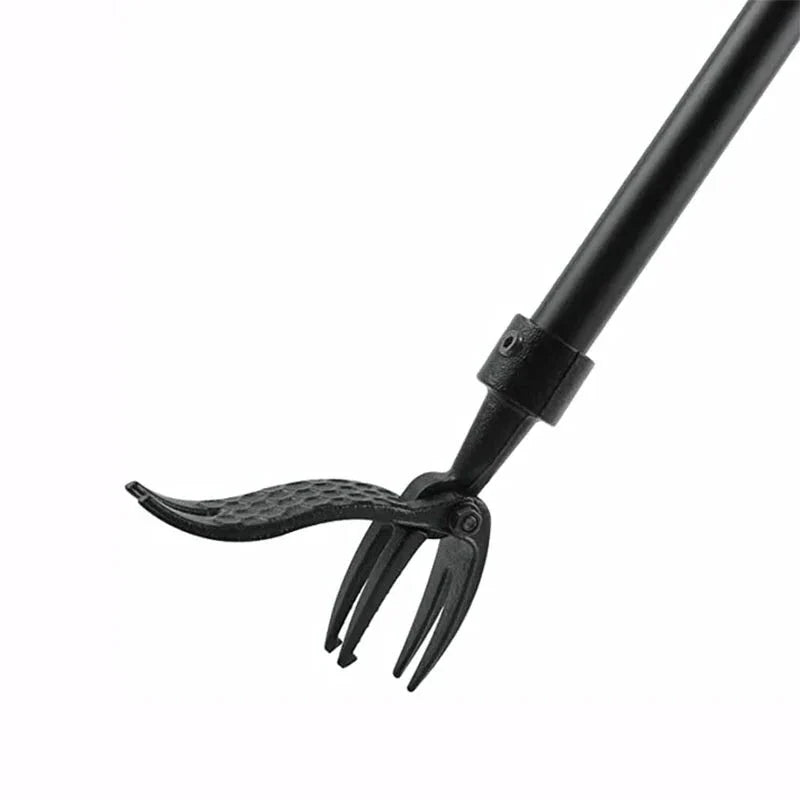 Standing Weed Puller with Foot Pedal and Detachable Handle, Stainless Steel