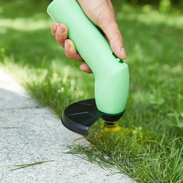 Cordless Grass Trimmer with Telescoping Pole and Adjustable Height Settings