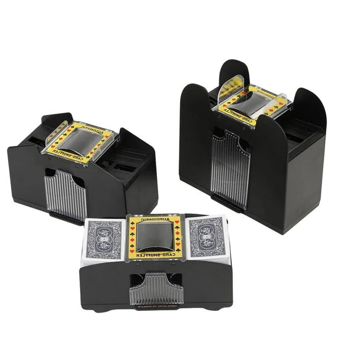 Automatic Card Shuffler for up to 6 Decks with Battery and USB Power