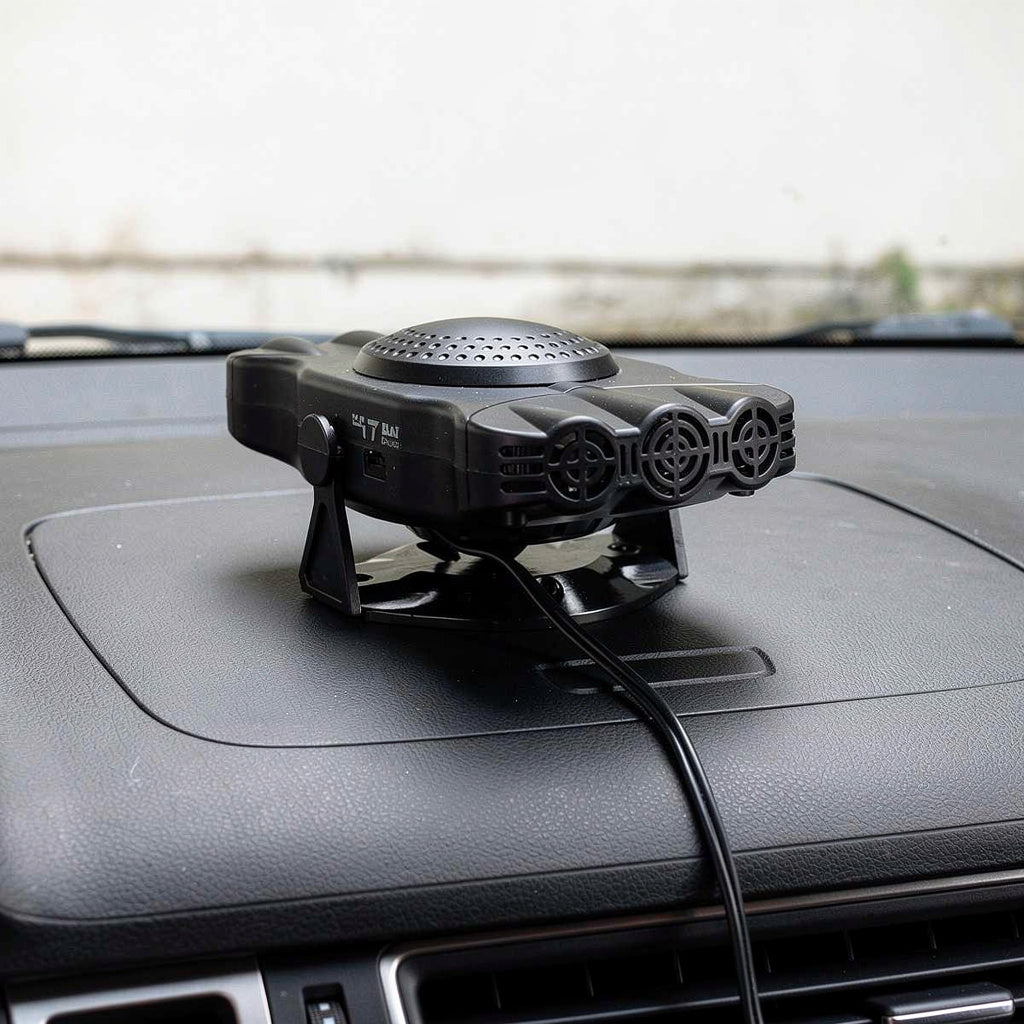 Car Windshield Defroster Heater with 12V Power and Adjustable Vents