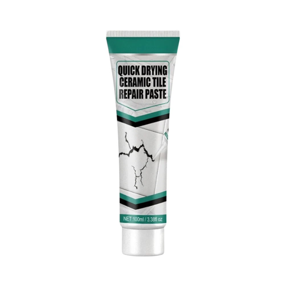 Tile and Grout Repair Paste with Scraper and Sandpaper for Ceramic Surfaces