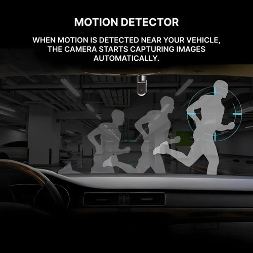 Car Dashcam with Parking Surveillance and Night Vision