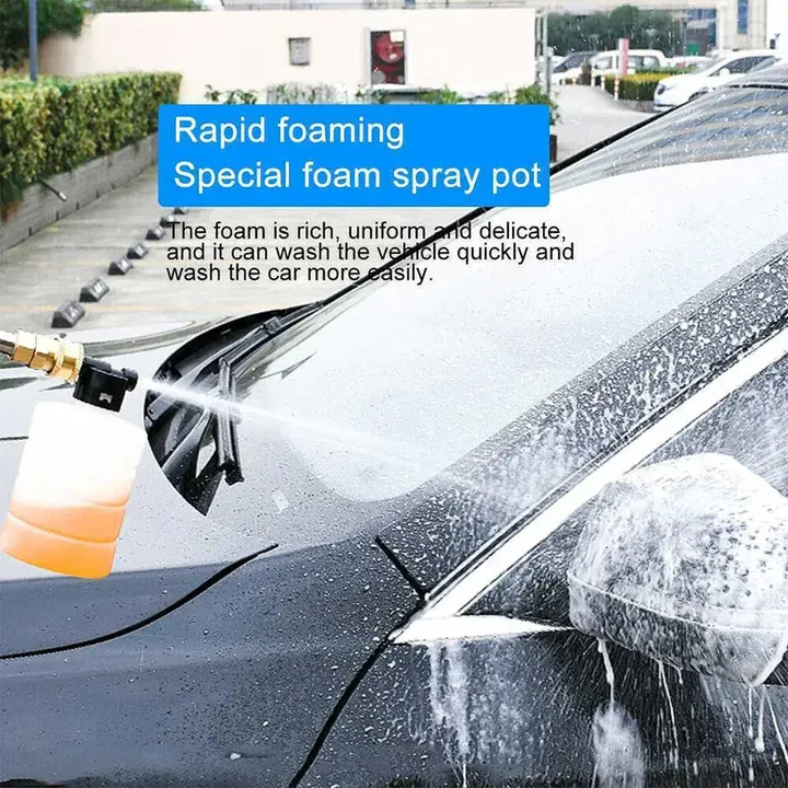 Cordless Pressure Washer with Two Rechargeable Batteries Nozzles and Water Hose