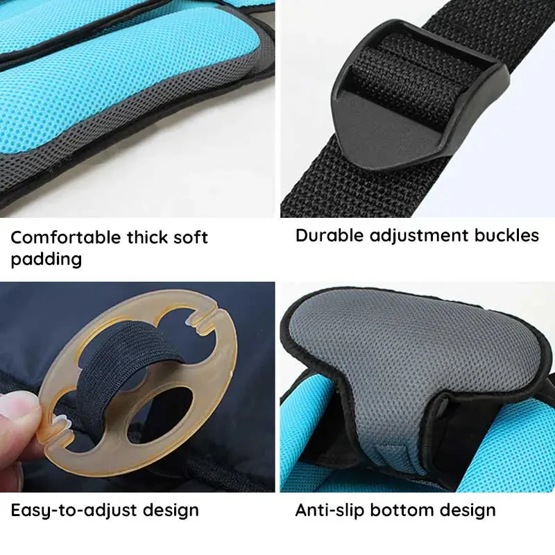 Child Car Seat Cushion with Five Point Harness and Foam Padding