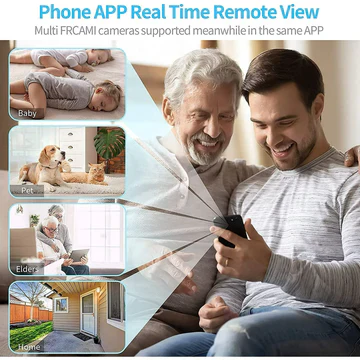 Wireless Mini Camera with Motion Detection and Two Way Audio, 1080p HD