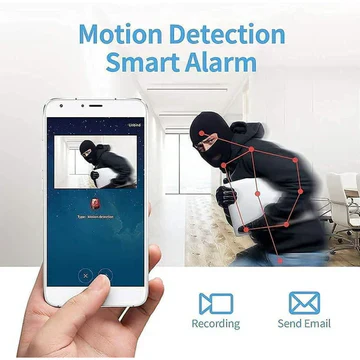 Wireless Mini Camera with Motion Detection and Two Way Audio, 1080p HD