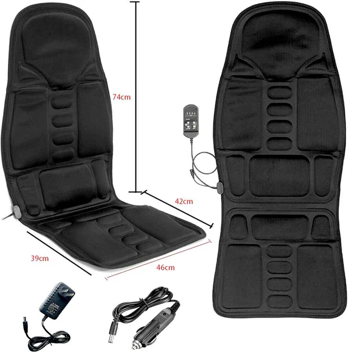 Massage Chair Pad with 8 Kneading Modes and Adjustable Straps for Car and Home