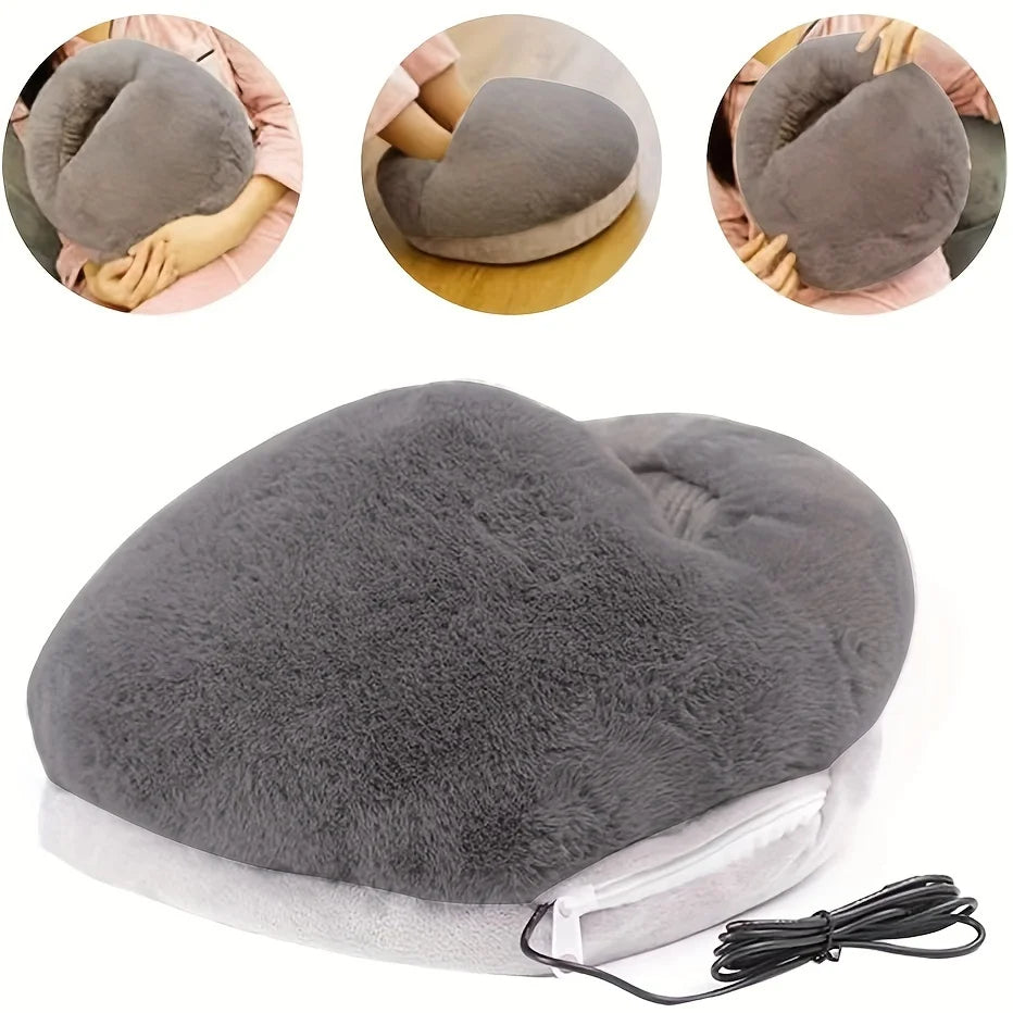 USB Foot Warmer with Removable Flannel Cover and Consistent Heat