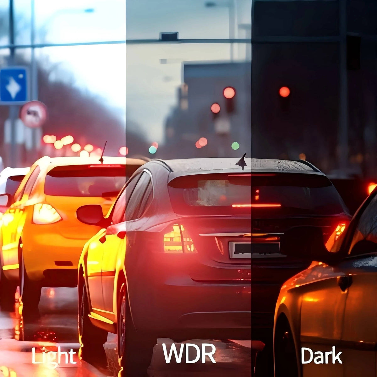 Four Camera Dash Cam System with Infrared Night Vision and Wireless App Control