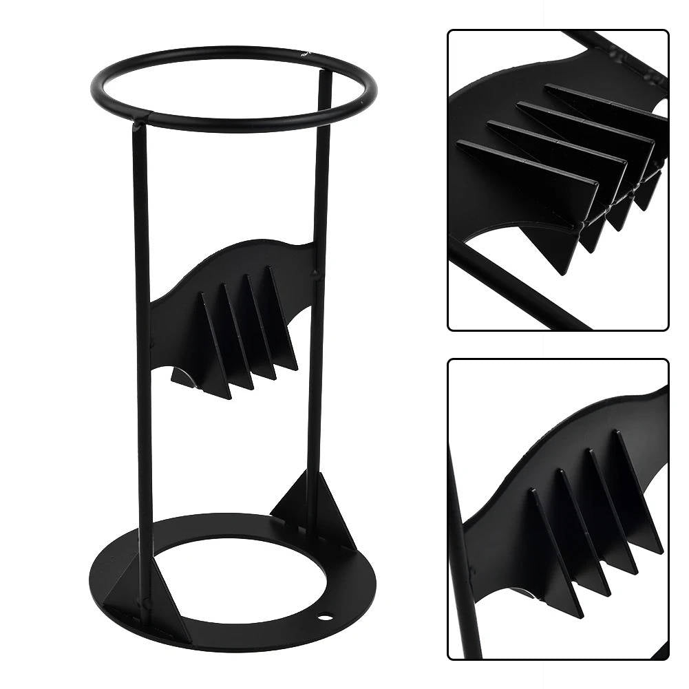 Manual Cast Iron Log Splitter with Wedge Design and Stable Base