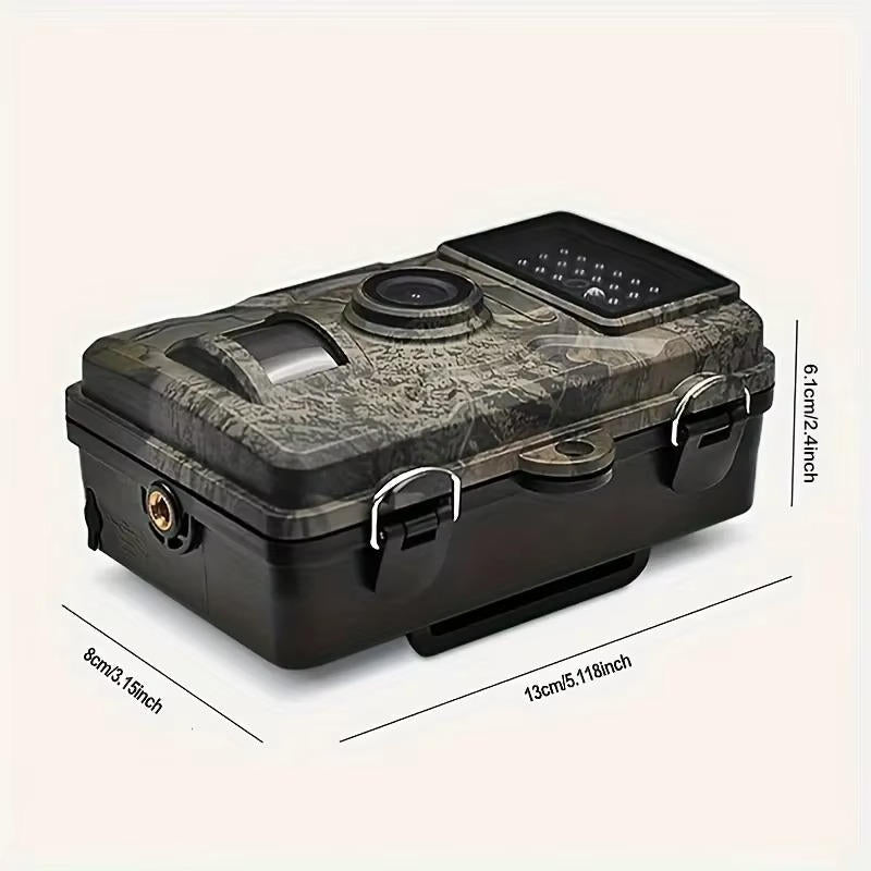 Wildlife Trail Camera with Infrared Night Vision and 16MP Photo, 1080P Video