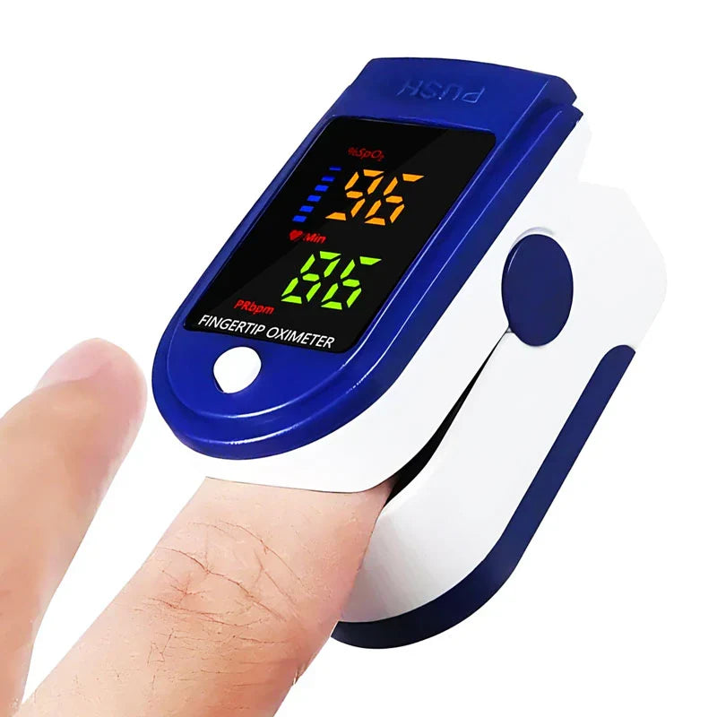 Fingertip Blood Oxygen Monitor with HD LED Display and Pulse Rate