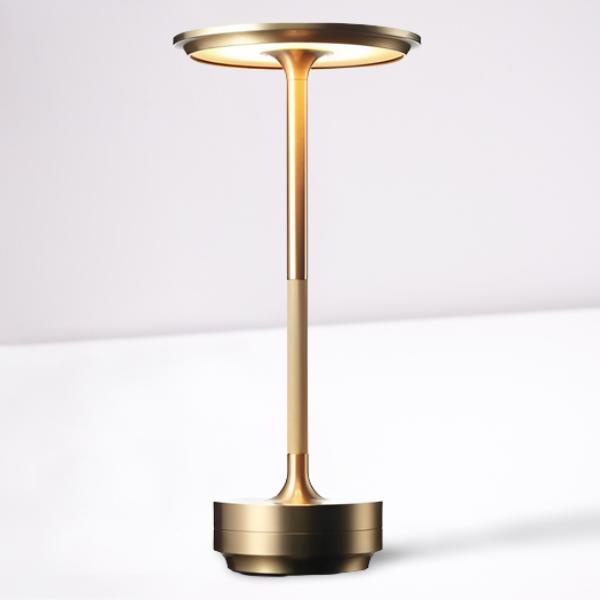Touch Control Rechargeable Table Lamp with IP66 Waterproof Rating and Warm Light, 150 Hour Battery