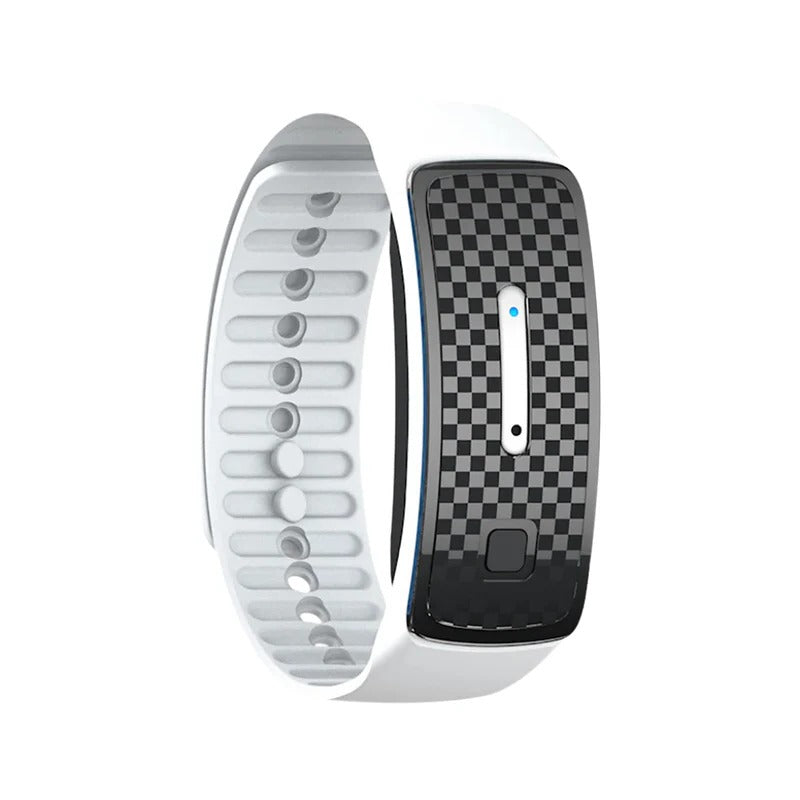 Ultrasonic Mosquito Deterrent Bracelet with 360-Degree Coverage and 7-Day Battery