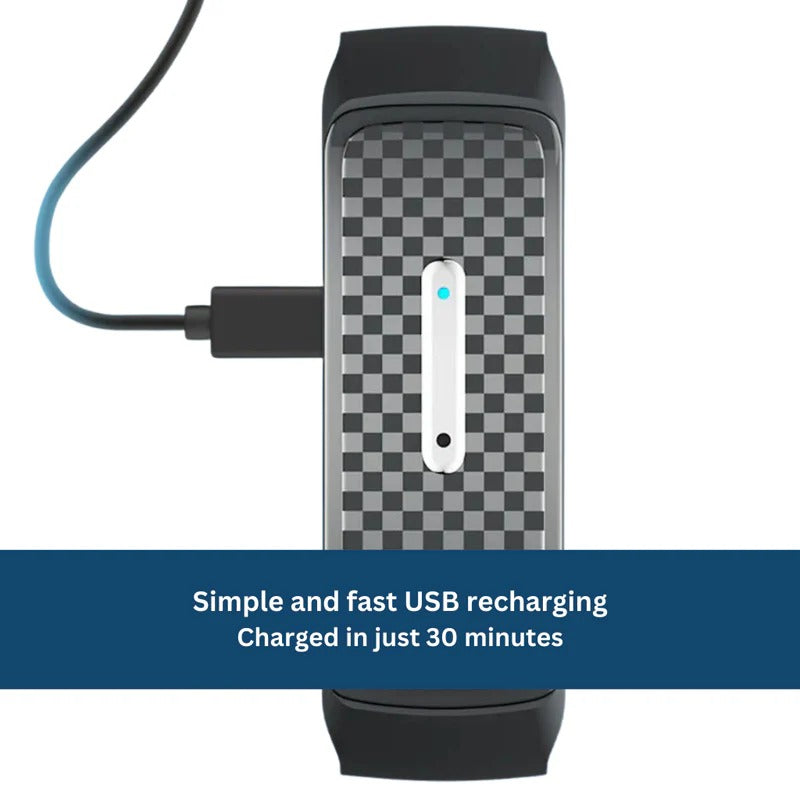 Ultrasonic Mosquito Deterrent Bracelet with 360-Degree Coverage and 7-Day Battery