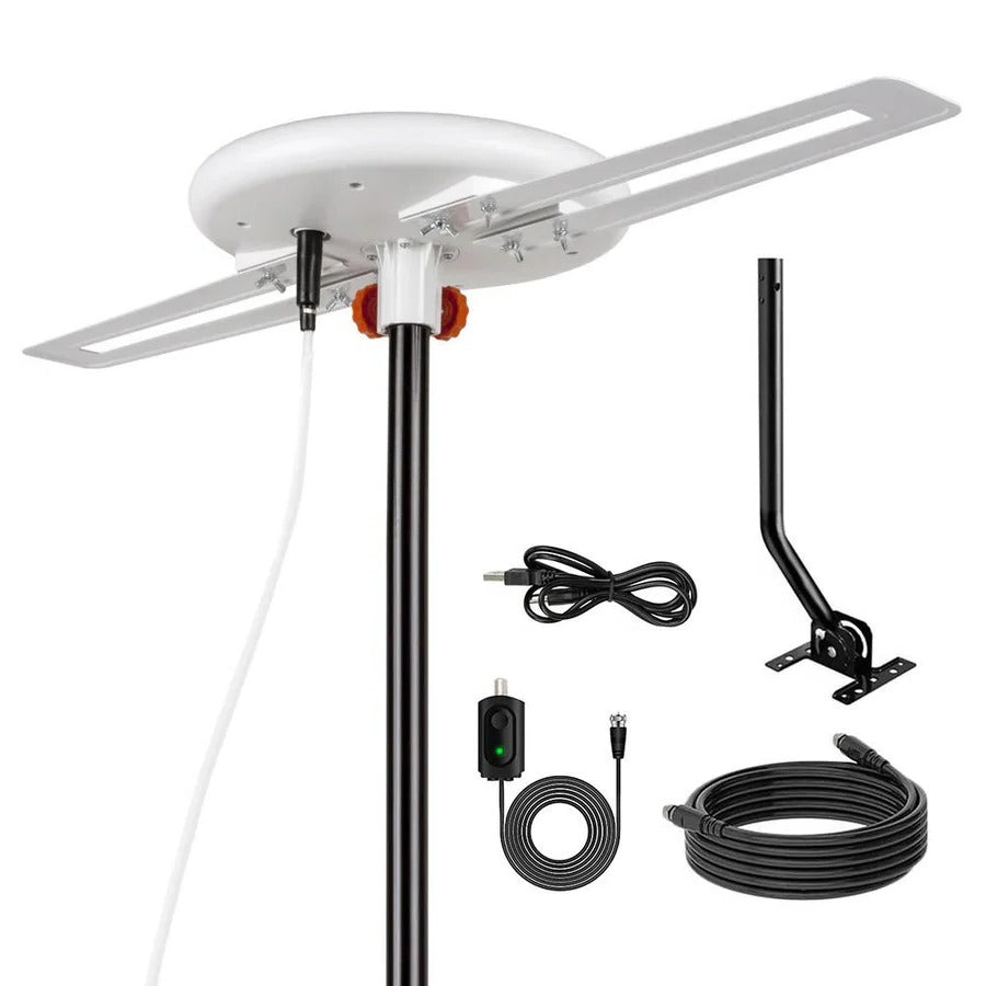 Indoor Outdoor HDTV Antenna with Omnidirectional Reception and Cellular Interference Filter