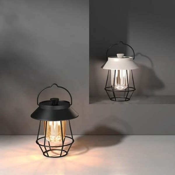 Rechargeable Table Lamp with Adjustable Color Temperature and 120 Hour Battery Life