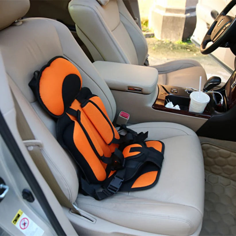 Portable Child Travel Seat with Five Point Harness and Head Support, Foldable