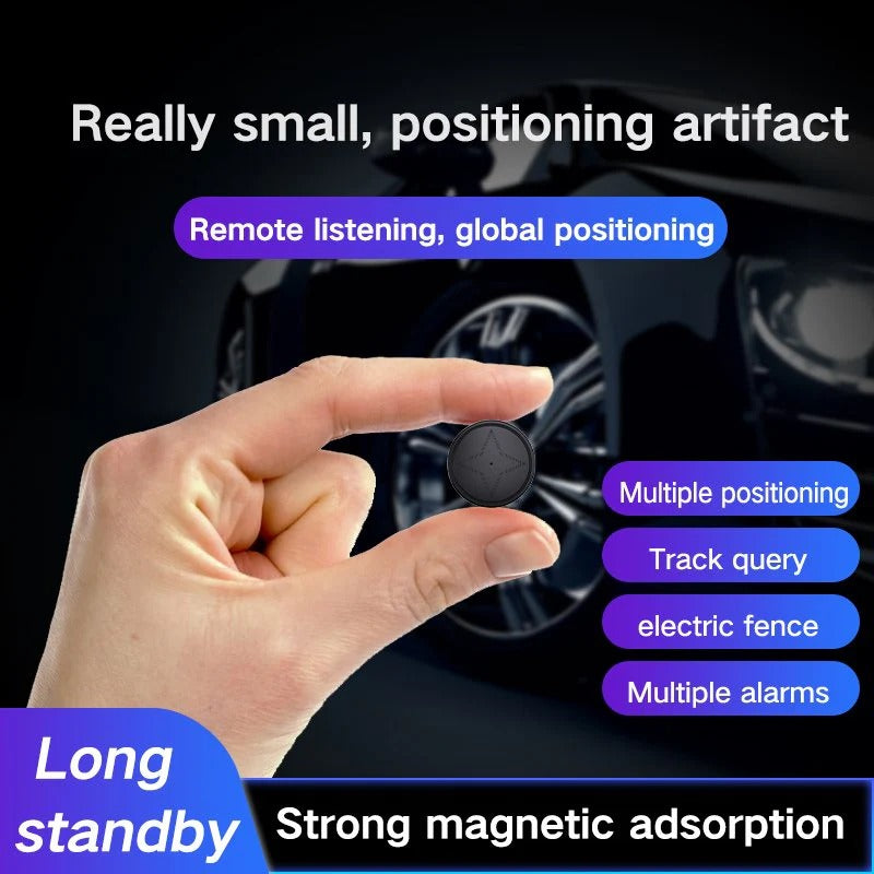GPS Tracker with Magnetic Mount and 30-Day Battery for Vehicles
