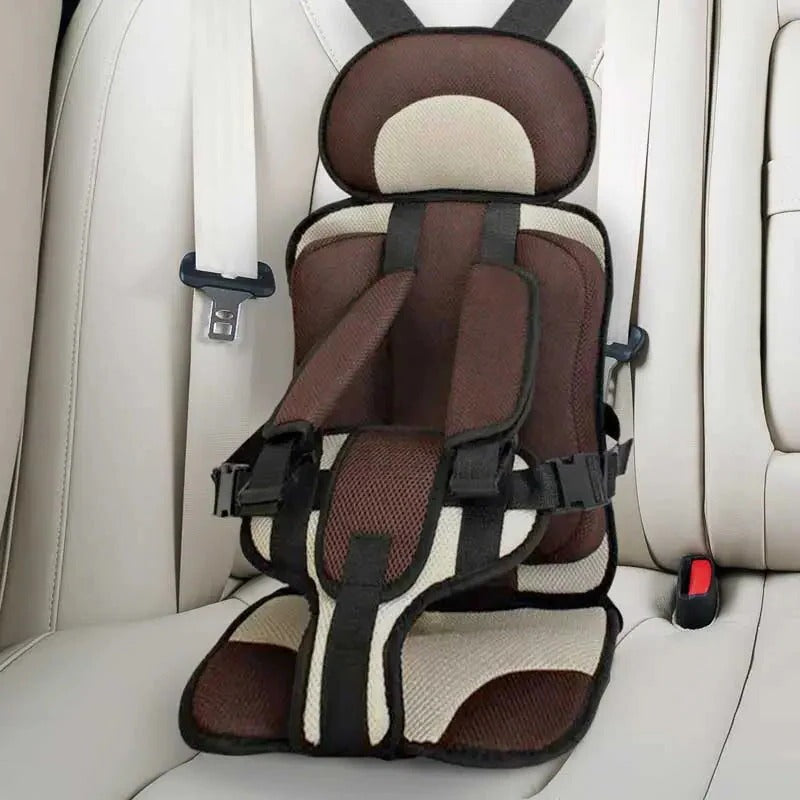 Child Car Seat Cushion with Five Point Harness and Foam Padding