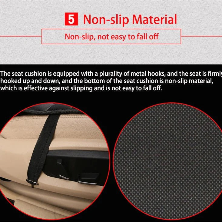 Car Seat Heating Pad with Dual Power Settings and Anti-Slip Backing All Vera Mart