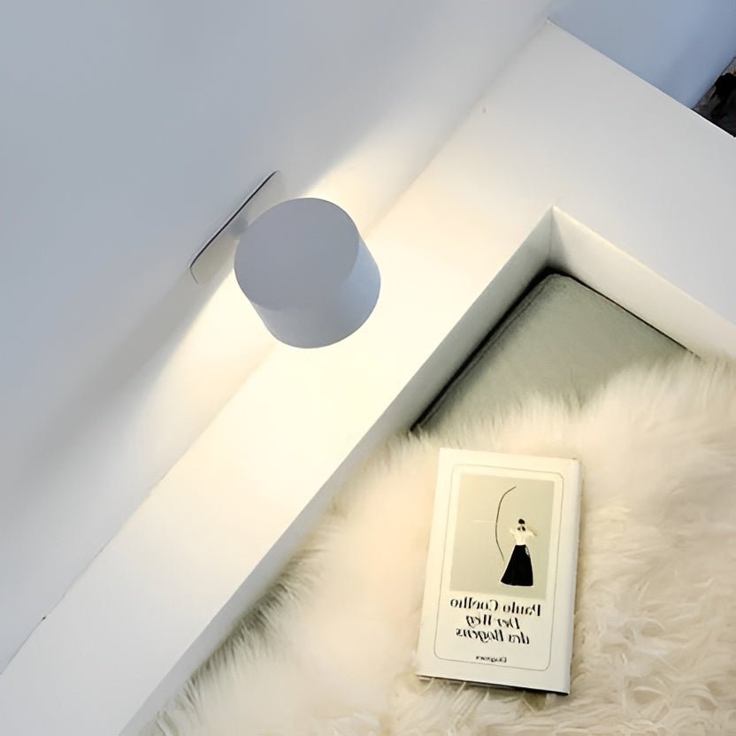 Cordless Wall Light with Magnetic Rotation and Touch Control, 3 Color Temperatures - Alverraliving