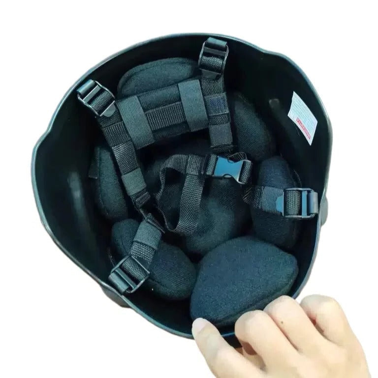 Tactical Helmet with Vented Shell for Outdoor Training