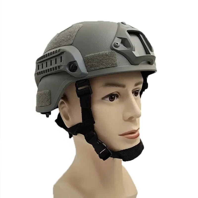 Tactical Helmet with Vented Shell for Outdoor Training