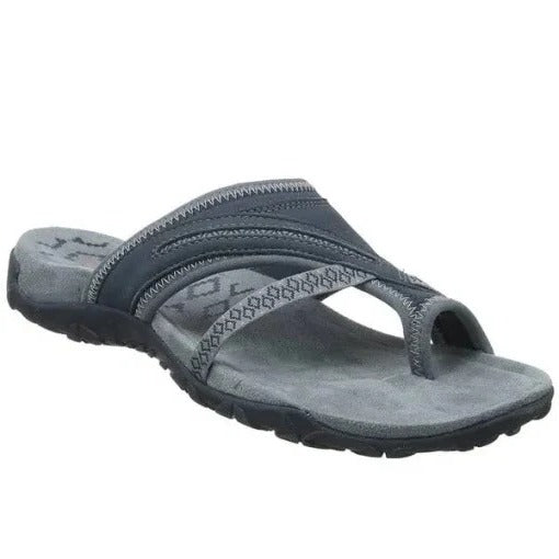 Womens Platform Wedge Sandals with Memory Foam Footbed and Adjustable Hook and Loop Strap