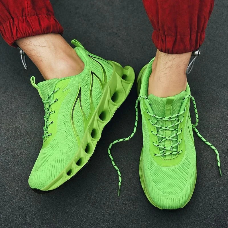 Men's Arch Support Walking Shoes with Shock Absorbing Midsole and Wide Toe Box