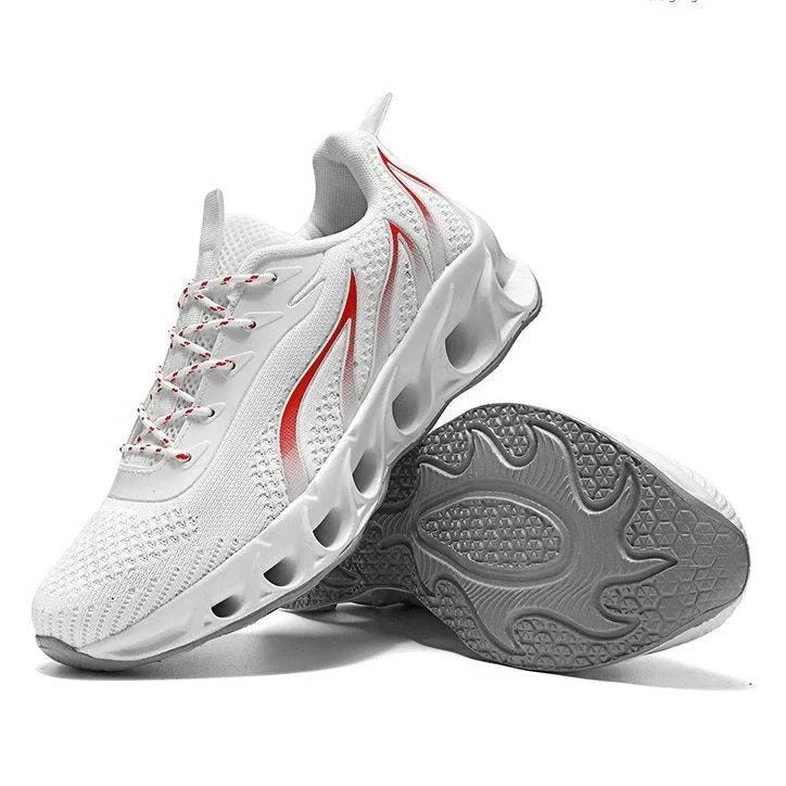 Men's Arch Support Walking Shoes with Shock Absorbing Midsole and Wide Toe Box