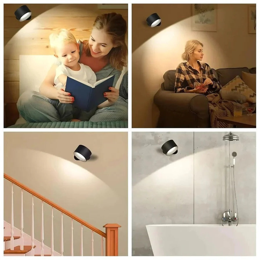 Adjustable Wall Mount Light with Touch Control and Three Color Temperatures