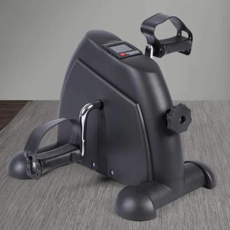 Mini Under Desk Pedal Exerciser with Adjustable Resistance and LCD Monitor for Home and Office