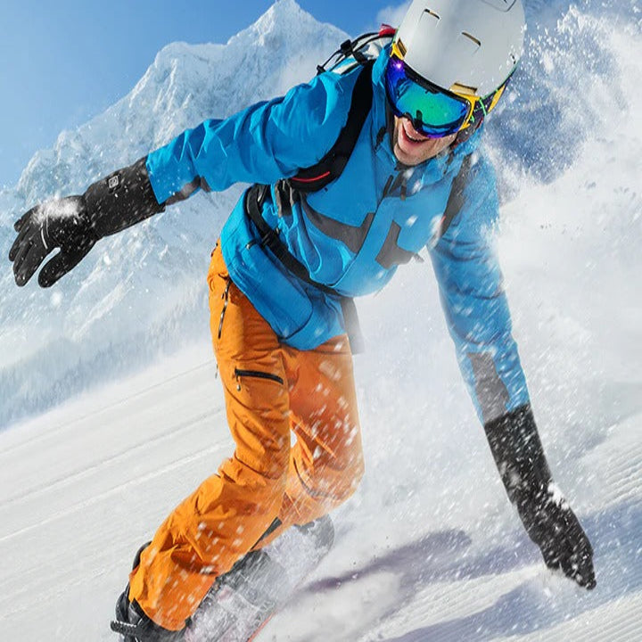 Heated Gloves with Touchscreen Fingers and Far Infrared Heat, 6-Hour Battery