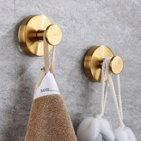 Suction Cup Hooks with Twist-Lock Mechanism for Smooth Surfaces, 10lb Capacity