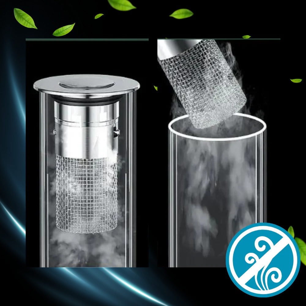 Basket Strainer Sink Stopper with Odor Seal and Pest Barrier