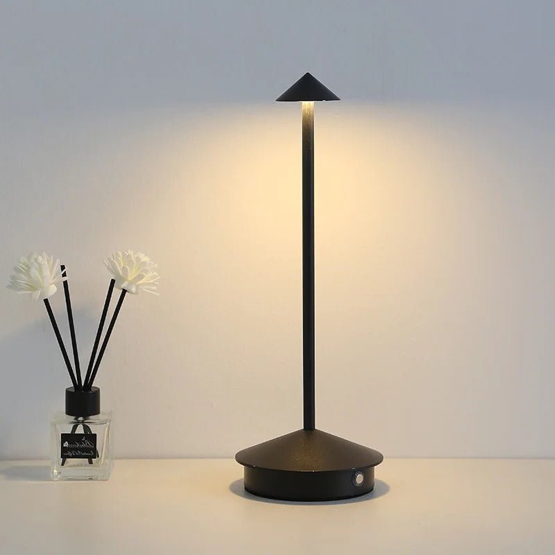 Rechargeable LED Table Lamp with Touch Control and Three Color Temperatures - Alverraliving