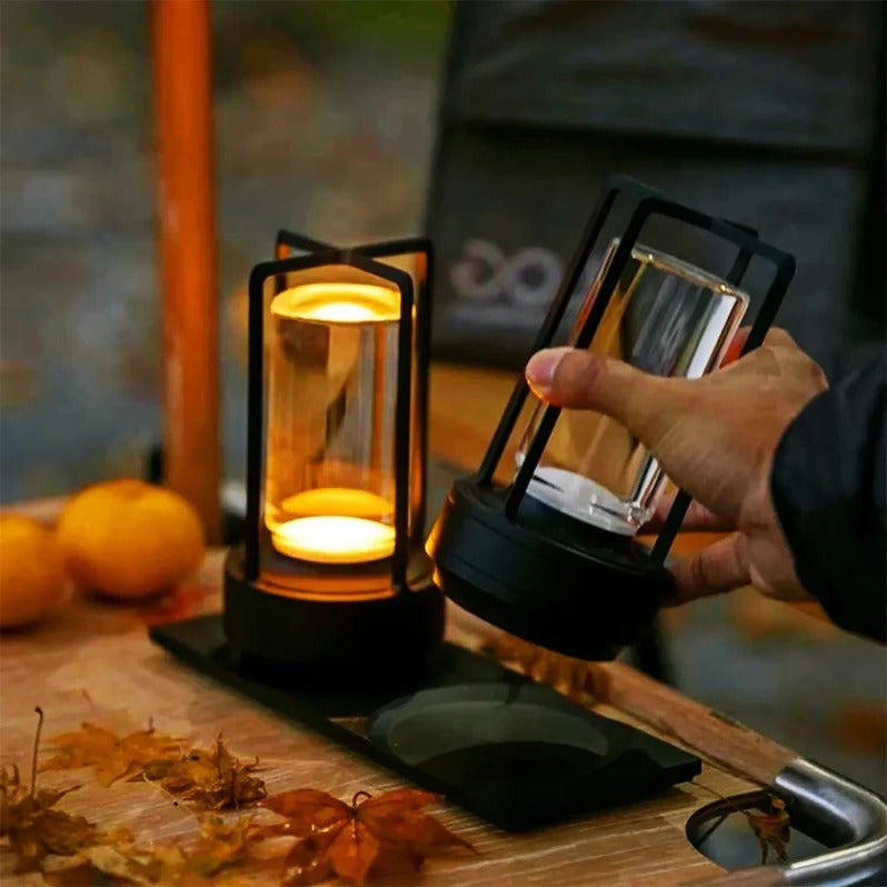Rechargeable Table Lamp with Touch Dimming and Adjustable Color Temperature