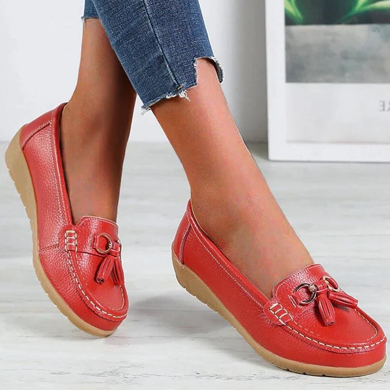 Women's Loafer Shoes for All-Day Wear with Arch Support and Airflow Upper